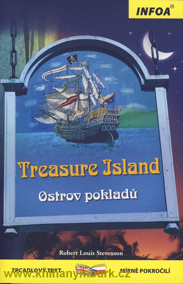 Treasure Island (Ostrov pokladů) zcadlová četba